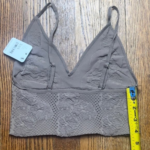 NWT Free People intimately Candy Seamless Bra XS/S nude sand bra - Picture 7 of 10